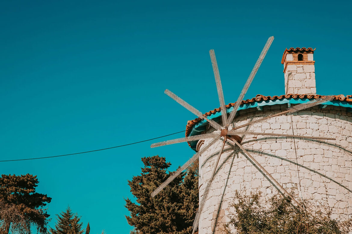Cesme historical windmill