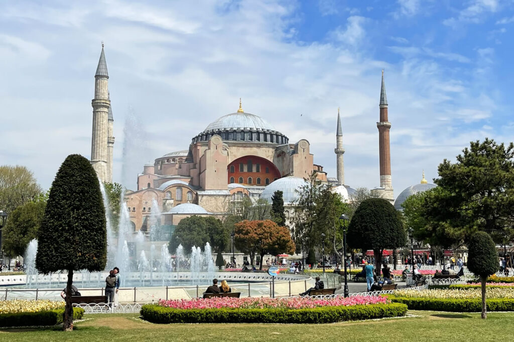The Blue Mosque, a must-see attraction in Istanbul.